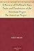A Review of Hoffman's Race Traits and Tendencies of the American Negro The American Negro Academy. Occasional Papers No. 1