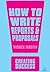 How to Write Reports and Proposals (Creating Success Book 37)