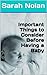 Important Things to Consider Before Having a Baby