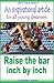Raise the Bar (Life's Coach Series Book 3)