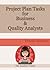 Project Plan Tasks for Business and Quality Analysts