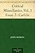 Critical Miscellanies, Vol. I Essay 2: Carlyle