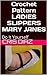 Crochet Pattern Ladies Slippers Mary Janes: Easy One Day Crochet DIY