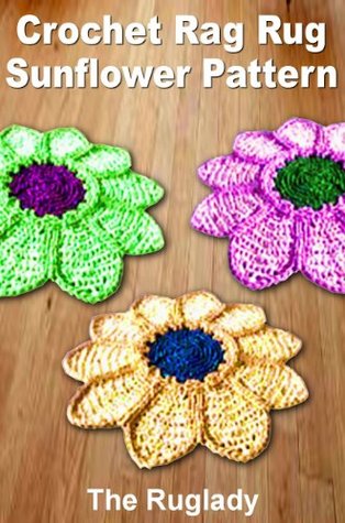 Crochet Rag Rug Sunflower Pattern (How to Make a Rag Rug)
