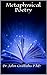 Metaphysical Poetry: Metaphysics