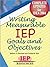 Writing Measurable IEP Goals and Objectives