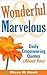 Wonderful & Marvelous - Daily Empowering Quotes by Steve Nash