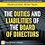 Duties and Liabilities of t...
