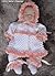 141 - Knitting Pattern - preemie or doll matinee jacket, hat and trousers fit 10 - 12 & 14 - 16 doll