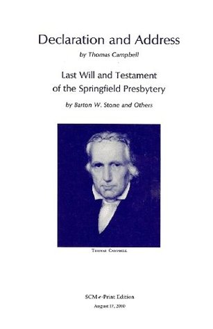 Declaration and Address & Last Will and Testament (Kindle Edition)