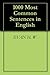 1000 Most Common Sentences in English