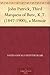 John Patrick, Third Marquess of Bute, K.T. (1847-1900), a Memoir