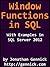 Window Functions in SQL
