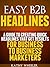 Easy B2B Headlines:A guide ...