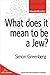 What does it mean to be a Jew?