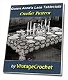 Queen Anne's Lace Tablecloth Vintage Crochet Pattern Ebook