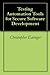 Testing Automation Tools for Secure Software Development