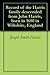Record of the Harris family descended from John Harris, born in 1680 in Wiltshire, England