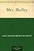 Mrs. Shelley