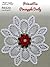 Crochet Pattern Poinsettia Pineapple Doily PA320-R by Maggie Weldon