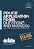 Police Application Form Questions and Answers