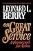 On Great Service: A Framework for Action
