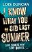 I Know What You Did Last Summer