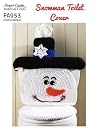 PA954-R Snowman Toilet Cover Crochet Pattern PA954-R Snowman Toilet Cover Crochet Pattern