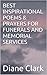 BEST INSPIRATIONAL POEMS & PRAYERS FOR FUNERALS AND MEMORIAL SERVICES