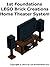 1st Foundations LEGO Brick Creations - Home Theater System (Home Furnishings)