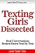Texting Girls Dissected by Jarod Oner