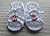 Knitting Pattern Baby Girl Sandals with Cables 0-3 and 3-6 months