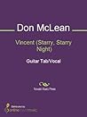 Vincent (Starry, Starry Night): Guitar Tab/Vocal