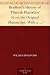 Bradford's History of 'Plimoth Plantation' From the Original Manuscript. With a Report of the Proceedings Incident to the Return of the Manuscript to Massachusetts