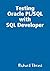 Testing Oracle PL/SQL with SQL Developer