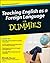 Teaching English as a Foreign Language For Dummies