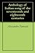 Anthology of Italian song of the seventeenth and eighteenth centuries
