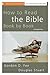 How to Read the Bible Book by Book by Gordon D. Fee