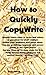 How to Quickly CopyWrite