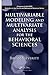 Multivariable Modeling and Multivariate Analysis for the Behavioral Sciences (Chapman & Hall/CRC Statistics in the Social and Behavioral Sciences)