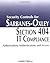 Security Controls for Sarbanes-Oxley Section 404 IT Compliance: Authorization, Authentication, and Access