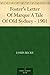 Foster's Letter Of Marque A Tale Of Old Sydney - 1901