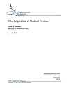 FDA Regulation of Medical Devices