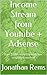 Income Stream from Youtube + Adsense