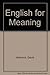 English for meaning