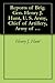Reports of Brig. Gen. Henry J. Hunt, U. S. Army, Chief of Artillery, Army of the Potomac