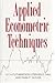 Applied Econometric Techniques