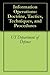 Information Operations: Doctrine, Tactics, Techniques, and Procedures