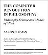 The Computer Revolution in Philosophy: Philosophy, science and models of mind.