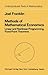 Methods of Mathematical Economics: Linear and Nonlinear Programming, Fixed-Point Theorems (Undergraduate Texts in Mathematics)